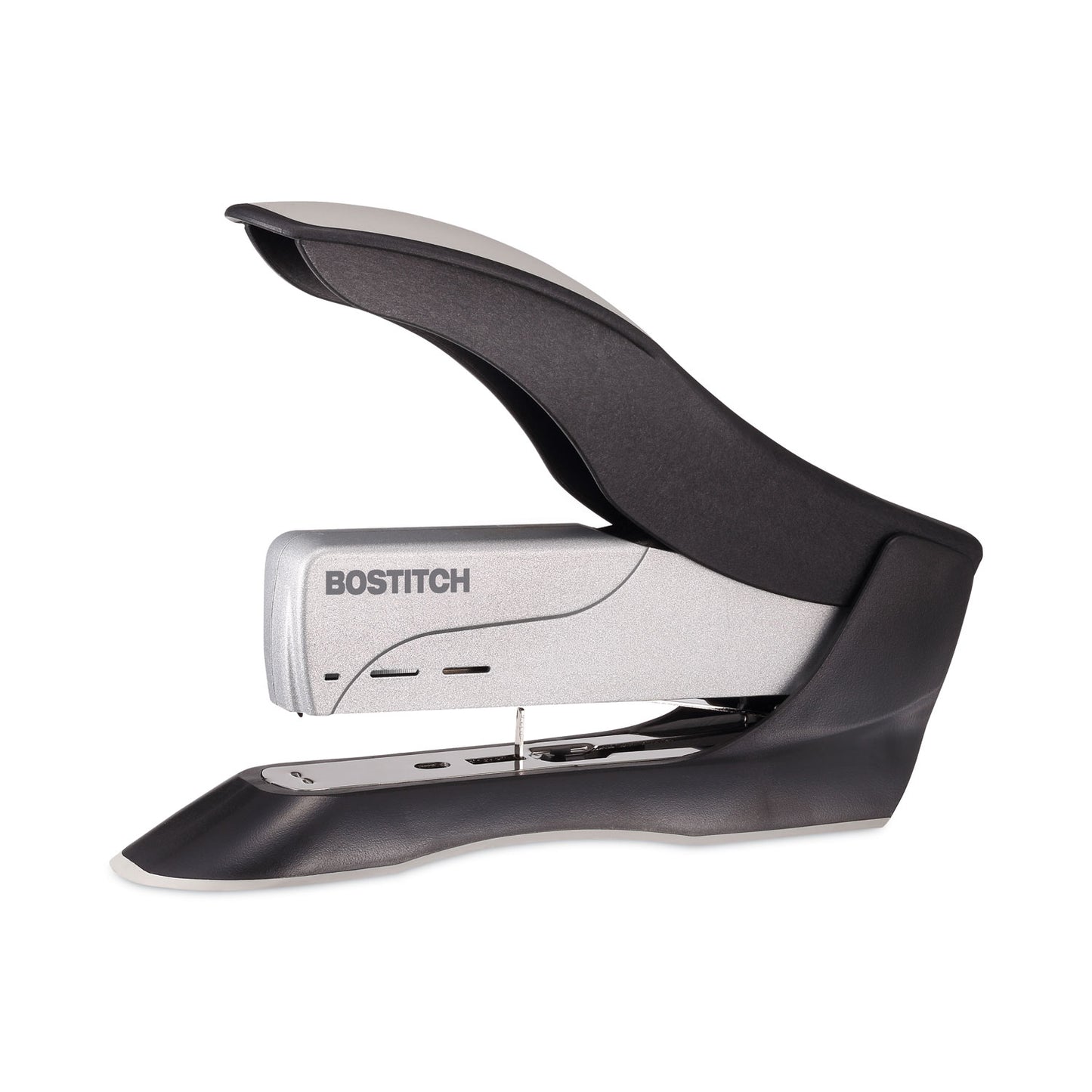 Bostitch Spring-Powered Premium Heavy-Duty Stapler, 100-Sheet Capacity, Black/Silver (1300)