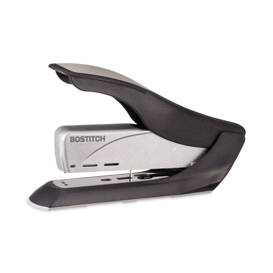 Bostitch Spring-Powered Premium Heavy-Duty Stapler, 65-Sheet Capacity, Black/Silver (1210)