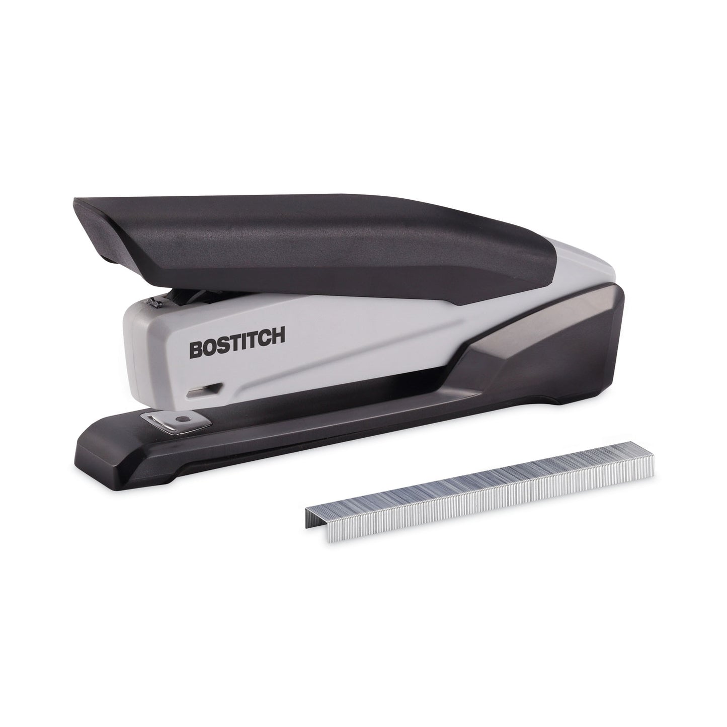 Bostitch EcoStapler Spring-Powered Desktop Stapler with Antimicrobial Protection, 20-Sheet Capacity, Gray/Black (1710)