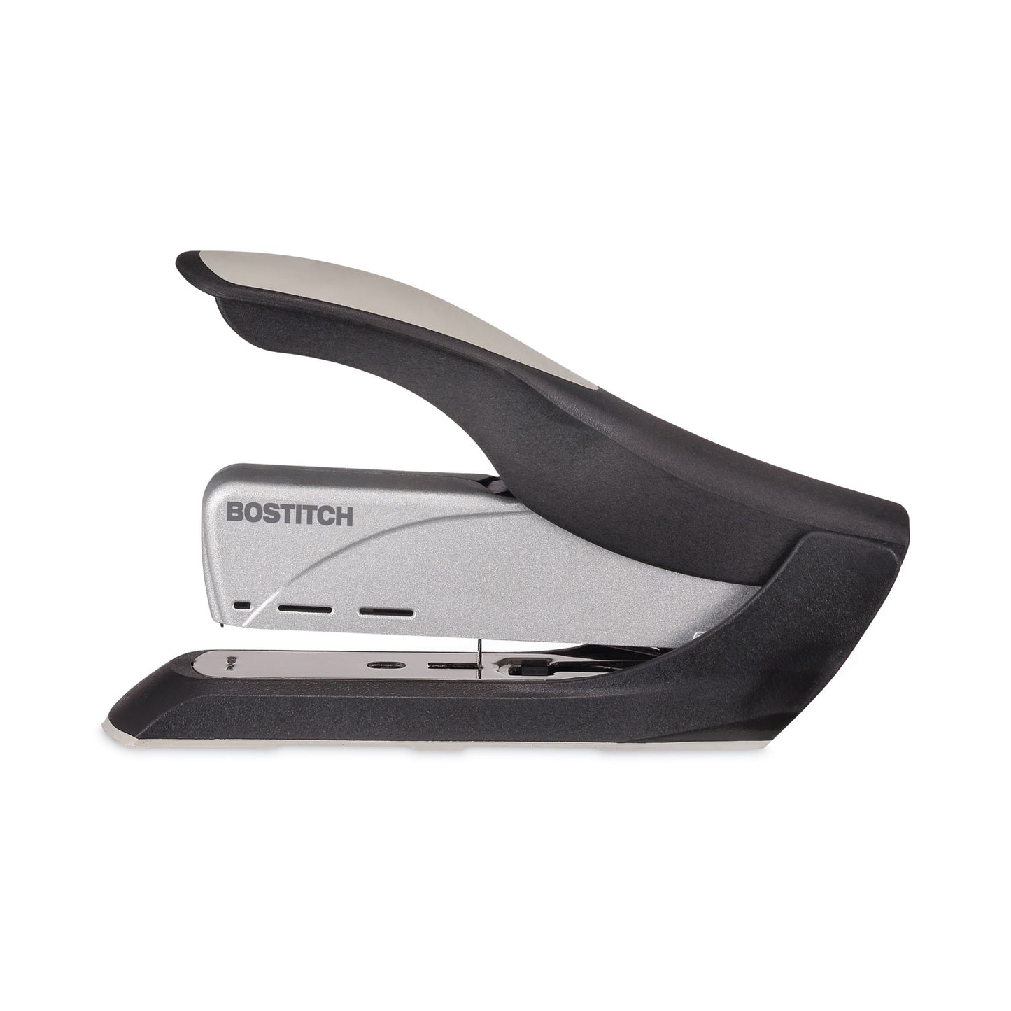 Bostitch Spring-Powered Premium Heavy-Duty Stapler, 65-Sheet Capacity, Black/Silver (1210)