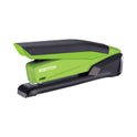 Bostitch InPower One-Finger 3-in-1 Desktop Stapler with Antimicrobial Protection, 20-Sheet Capacity, Green/Black (1123)