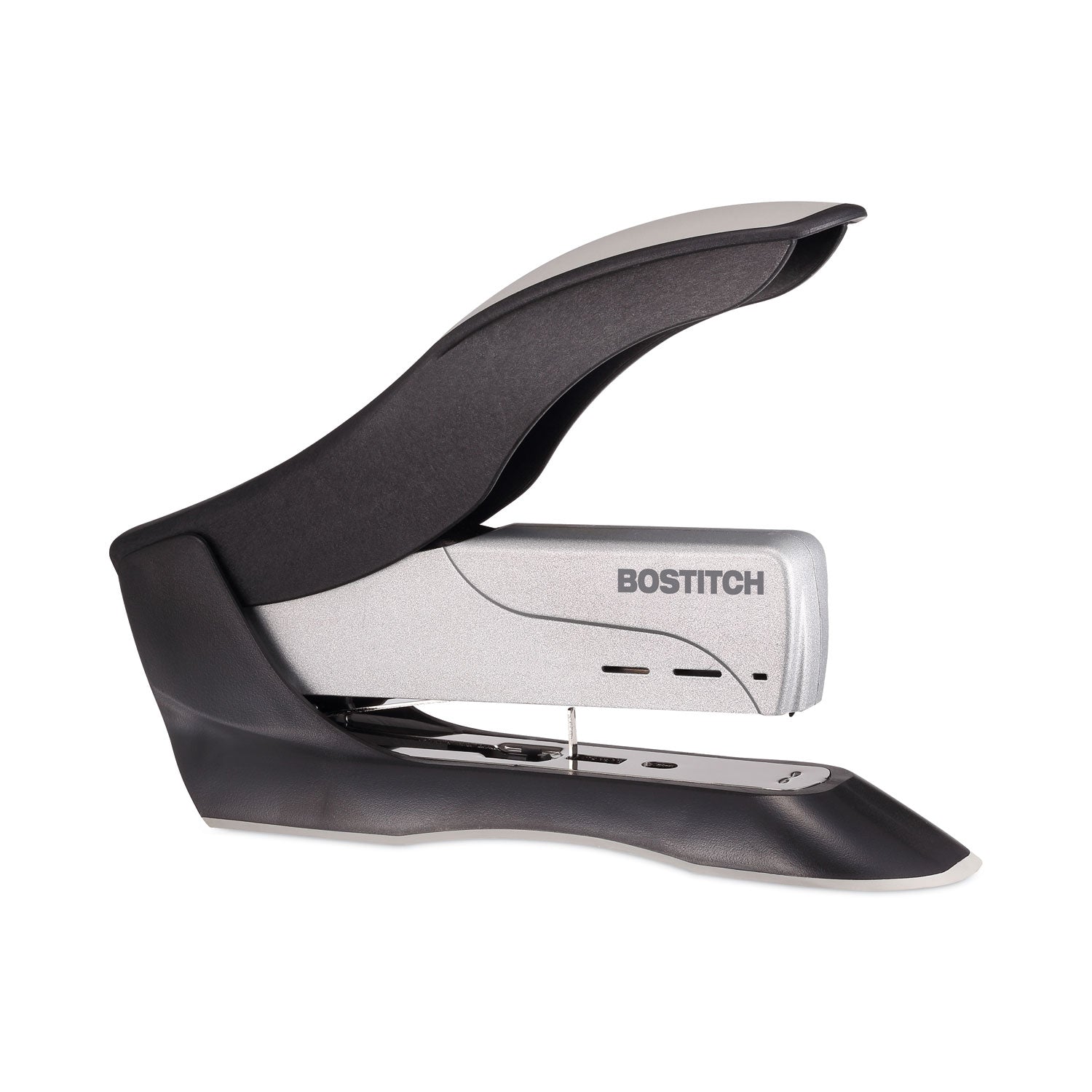 Bostitch Spring-Powered Premium Heavy-Duty Stapler, 100-Sheet Capacity, Black/Silver (1300)