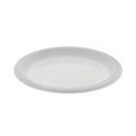 Pactiv Meadoware Impact Plastic Dinnerware, Plate, 8.88" dia, White, 400/Carton (YMI9)