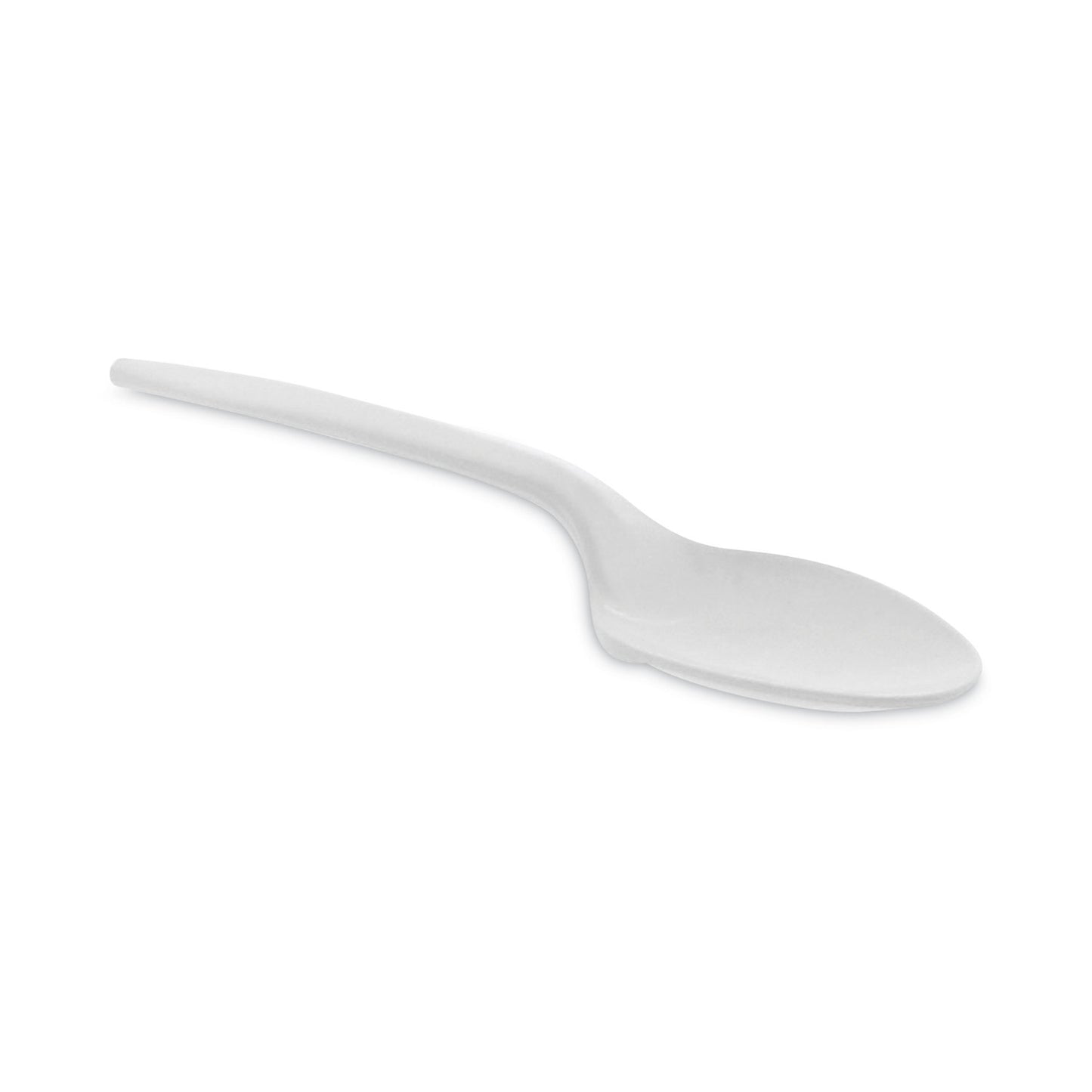 Pactiv Fieldware Cutlery, Spoon, Mediumweight, White, 1,000/Carton (YFWSWCH)