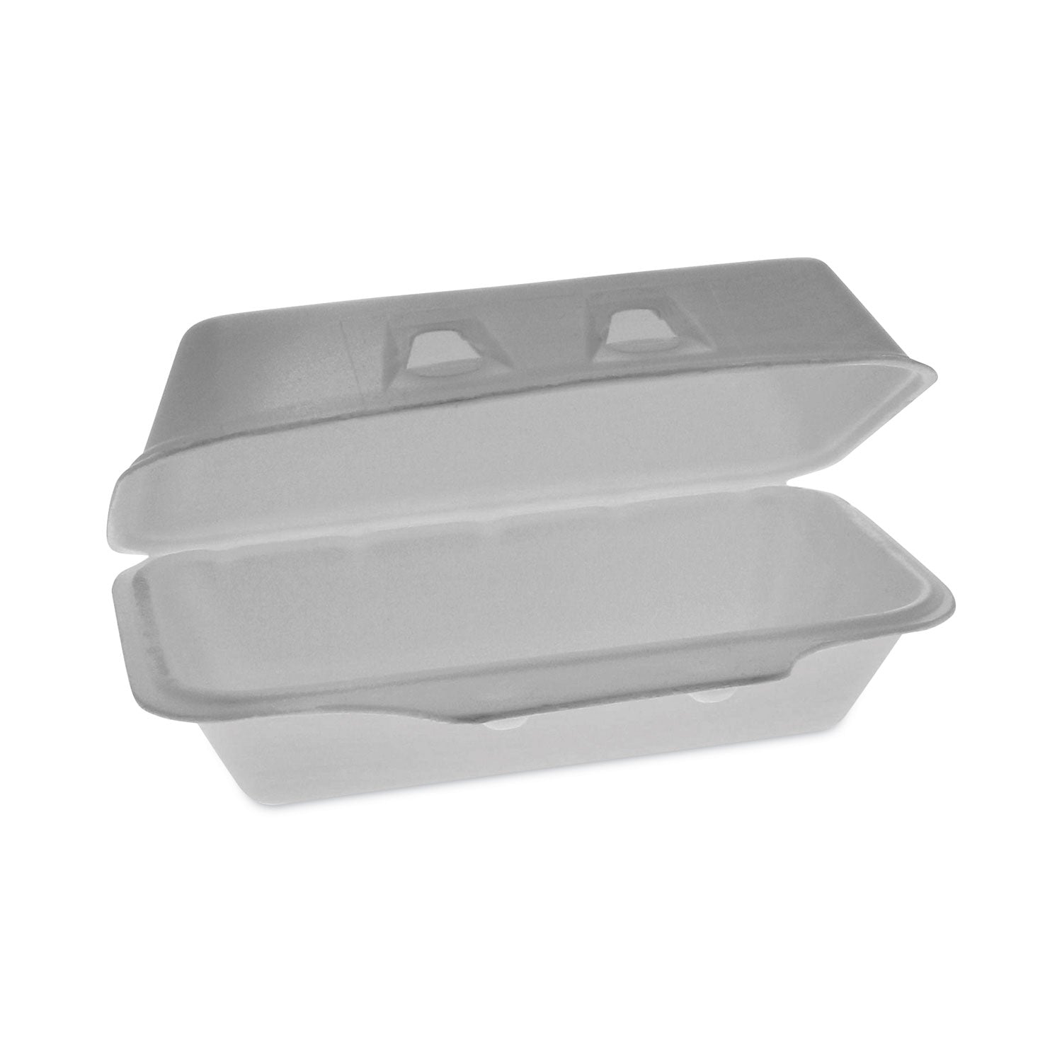 Pactiv SmartLock Foam Hinged Lid Container, Medium, 8.75 x 4.5 x 3.13, White, 440/Carton (YHLW01840000)