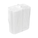 Pactiv SmartLock Foam Hinged Lid Container, Small, 7.5 x 8 x 2.63, White, 150/Carton (YHLW07010000)