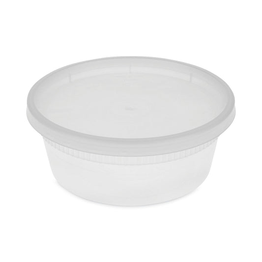 Pactiv Newspring DELItainer Microwavable Container, 8 oz, 1.13 x 2.8 x 1.33, Clear, Plastic, 240/Carton (YL2508)