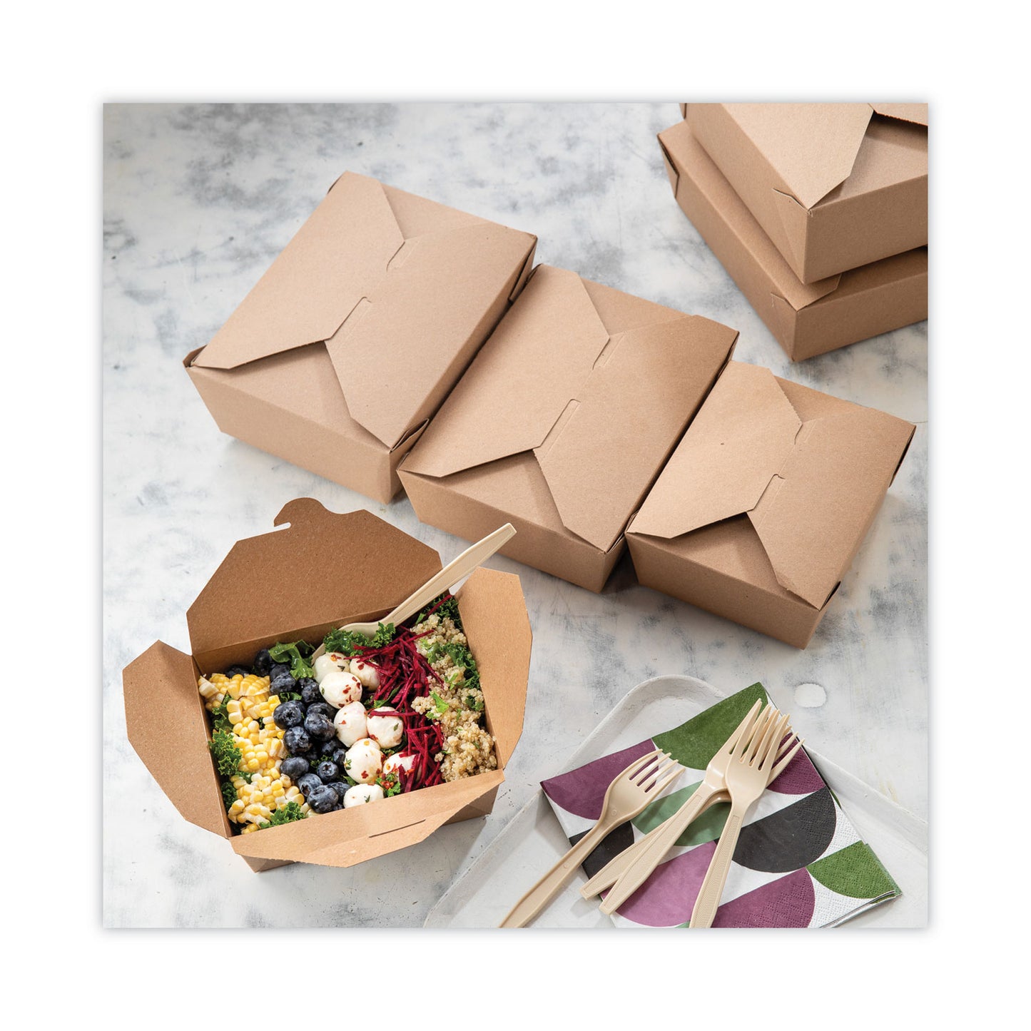 Pactiv EarthChoice PSM Cutlery, Heavyweight, Fork, 6.88", Tan, 1,000/Carton (YPSMFTEC)