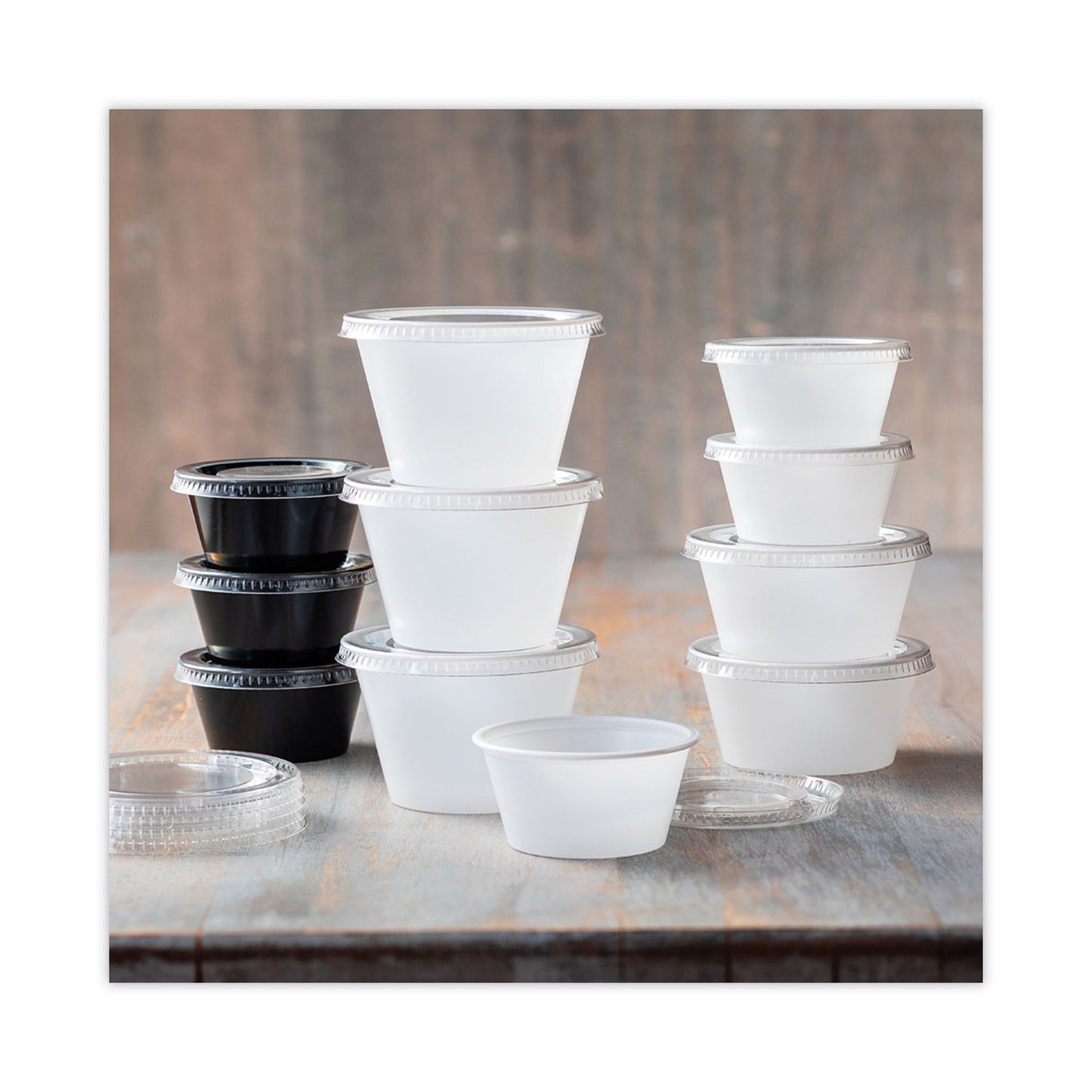 Pactiv Plastic Portion Cup, 2 oz, Translucent, 200/Bag, 12 Bags/Carton (YS200)