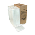 Pactiv Vented Foam Hinged Lid Container, Dual Tab Lock, 9.13 x 9 x 3.25, White, 150/Carton (YTD199010000)