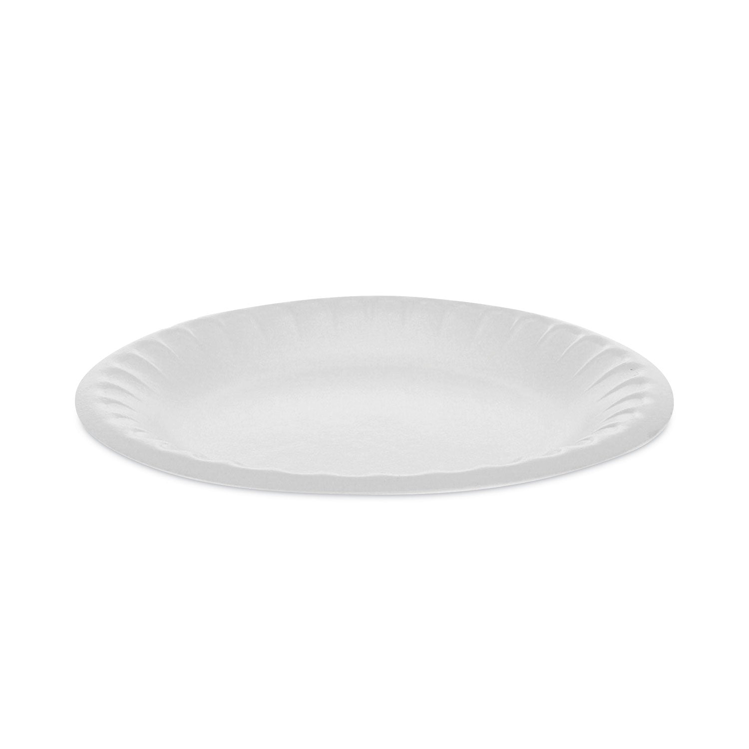 Pactiv Placesetter Satin Non-Laminated Foam Dinnerware, Plate, 6" dia, White, 1,000/Carton (YTH100060000)