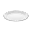 Pactiv Placesetter Deluxe Laminated Foam Dinnerware, Plate, 8.88" dia, White, 500/Carton (YTK100090000)