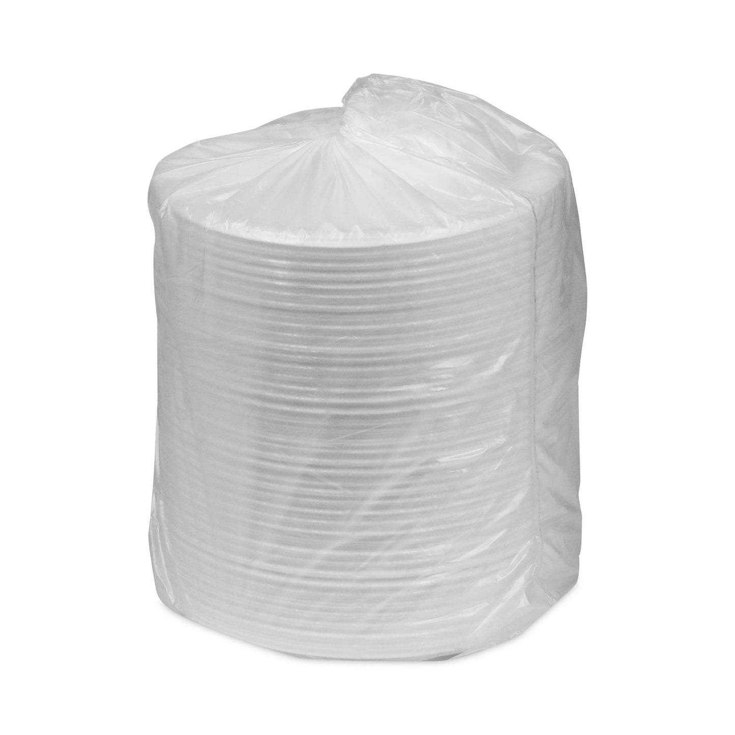 Pactiv Placesetter Deluxe Laminated Foam Dinnerware, Plate, 8.88" dia, White, 500/Carton (YTK100090000)