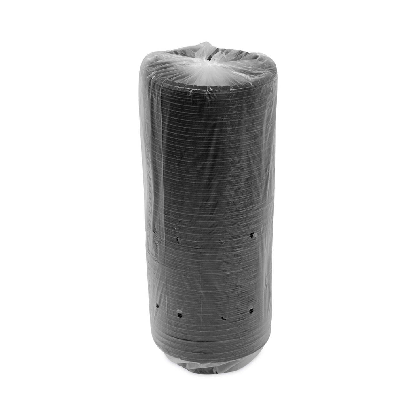 Pactiv Placesetter Deluxe Laminated Foam Dinnerware, Bowl, 12 oz, 6" dia, Black, 1,000/Carton (YTKB00120000)