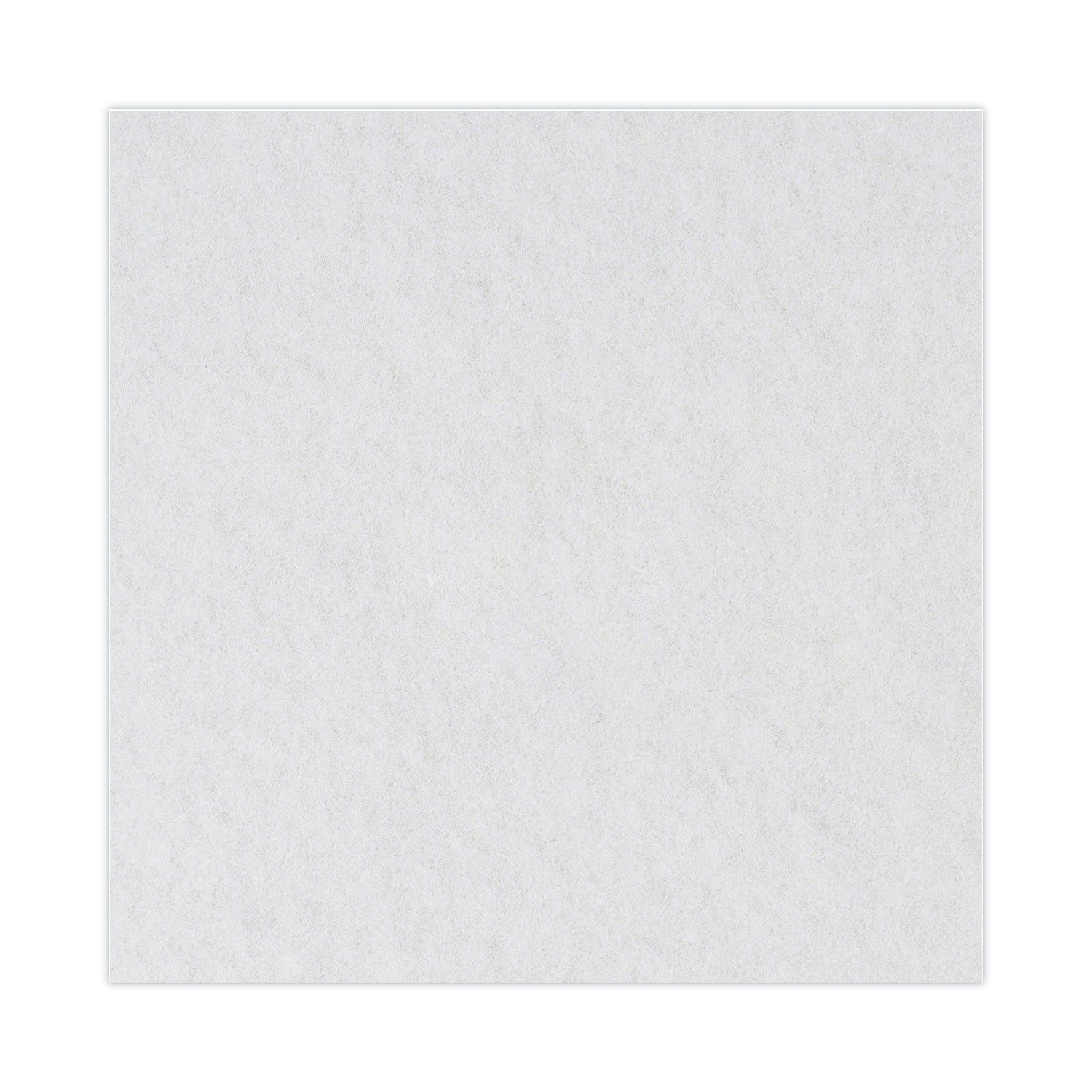 Boardwalk Polishing Floor Pads, 24" Diameter, White, 5/Carton (4024WHI)