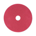 Boardwalk Buffing Floor Pads, 21" Diameter, Red, 5/Carton (4021RED)