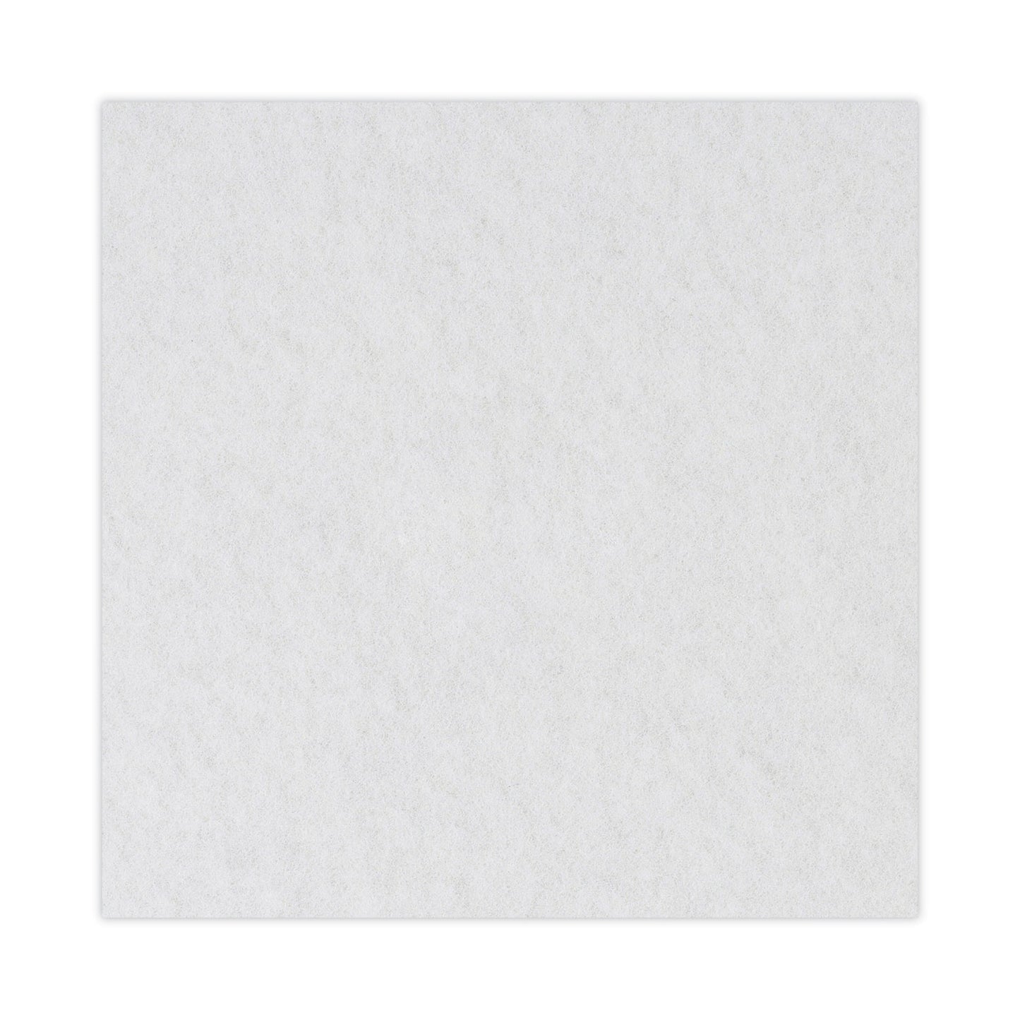 Boardwalk Polishing Floor Pads, 20" Diameter, White, 5/Carton (4020WHI)