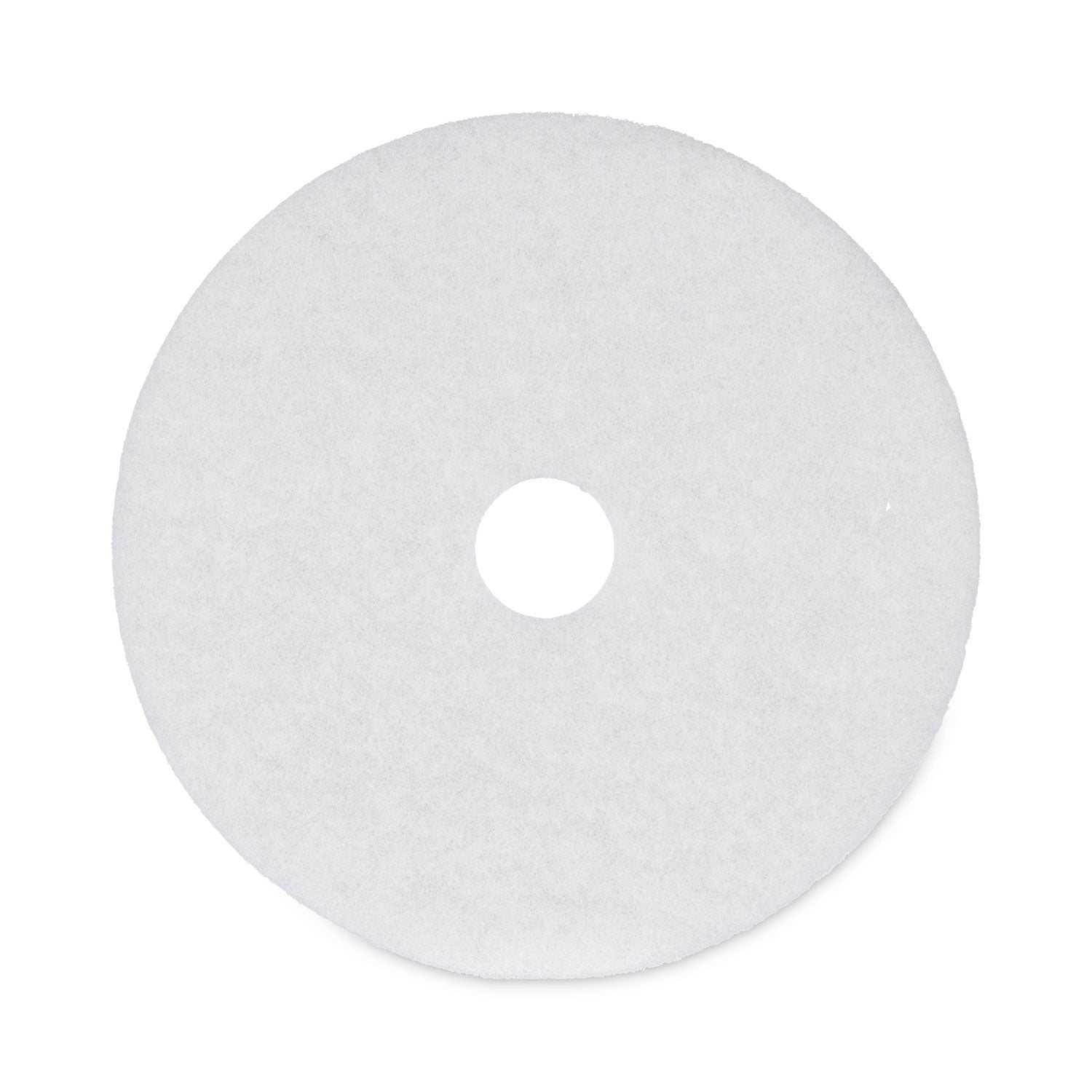 Boardwalk Polishing Floor Pads, 20" Diameter, White, 5/Carton (4020WHI)