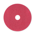 Boardwalk Buffing Floor Pads, 20" Diameter, Red, 5/Carton (4020RED)