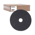 Boardwalk High Performance Stripping Floor Pads, 20" Diameter, Black, 5/Carton (4020HIP)