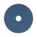 Boardwalk Scrubbing Floor Pads, 20" Diameter, Blue, 5/Carton (4020BLU)