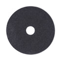 Boardwalk Stripping Floor Pads, 18" Diameter, Black, 5/Carton (4018BLA)