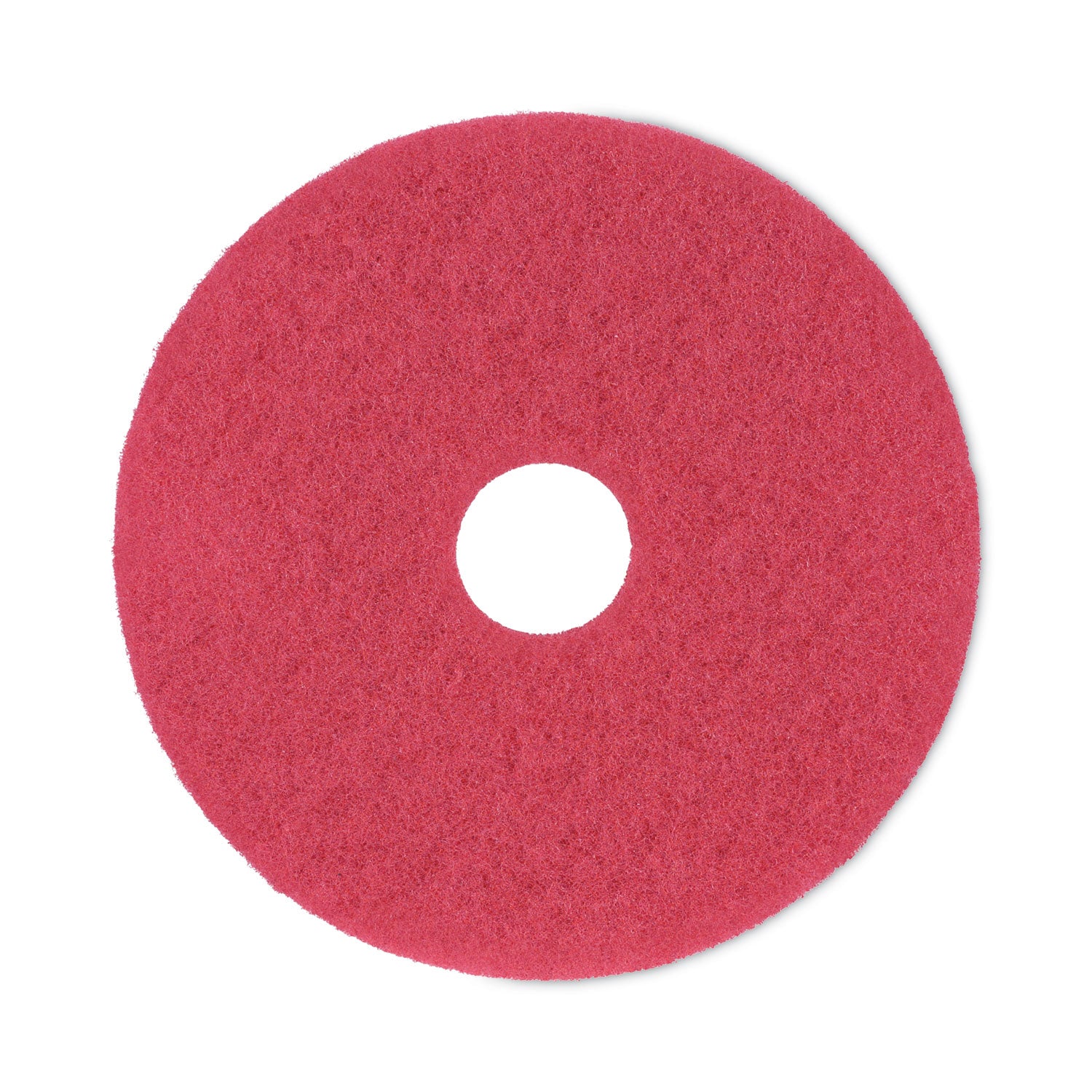 Boardwalk Buffing Floor Pads, 17" Diameter, Red, 5/Carton (4017RED)