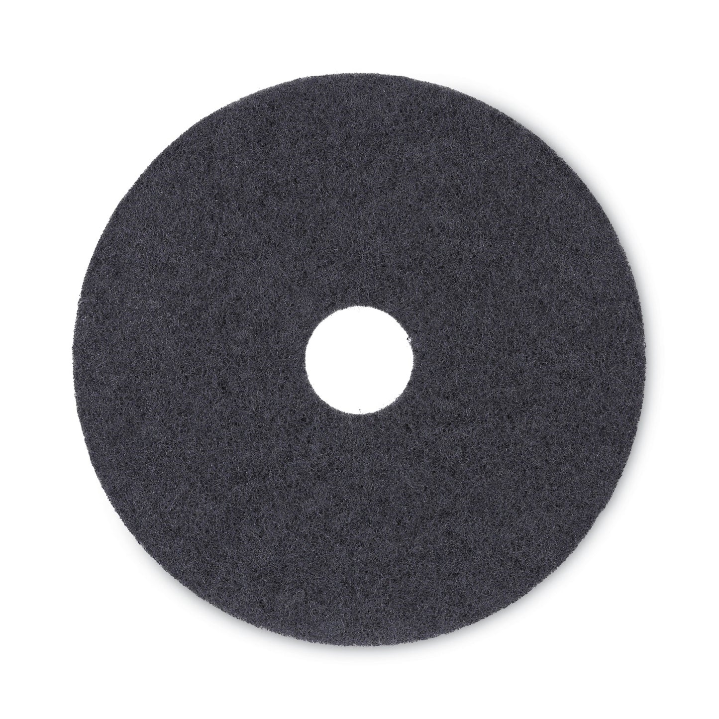 Boardwalk Stripping Floor Pads, 17" Diameter, Black, 5/Carton (4017BLA)