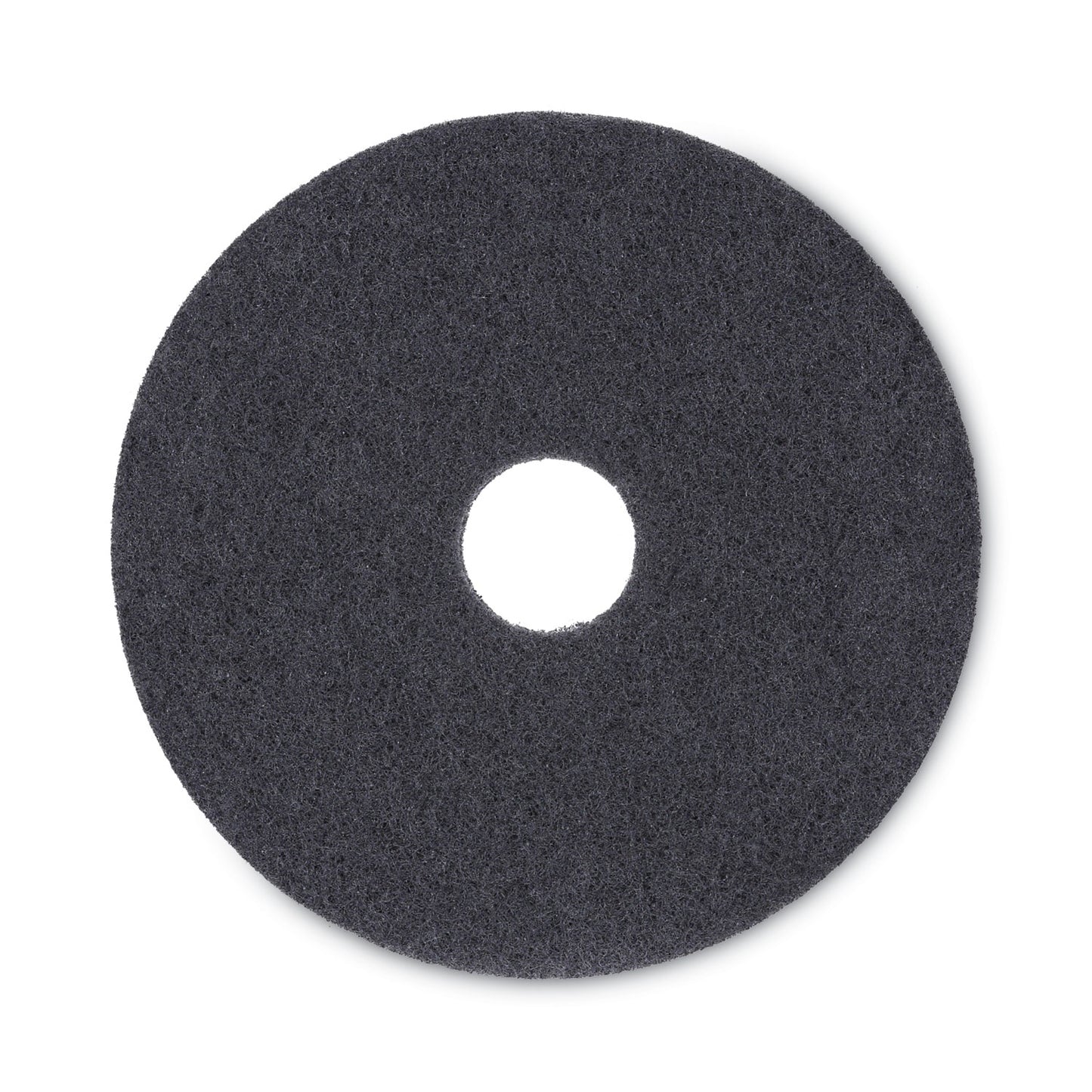 Boardwalk Stripping Floor Pads, 16" Diameter, Black, 5/Carton (4016BLA)