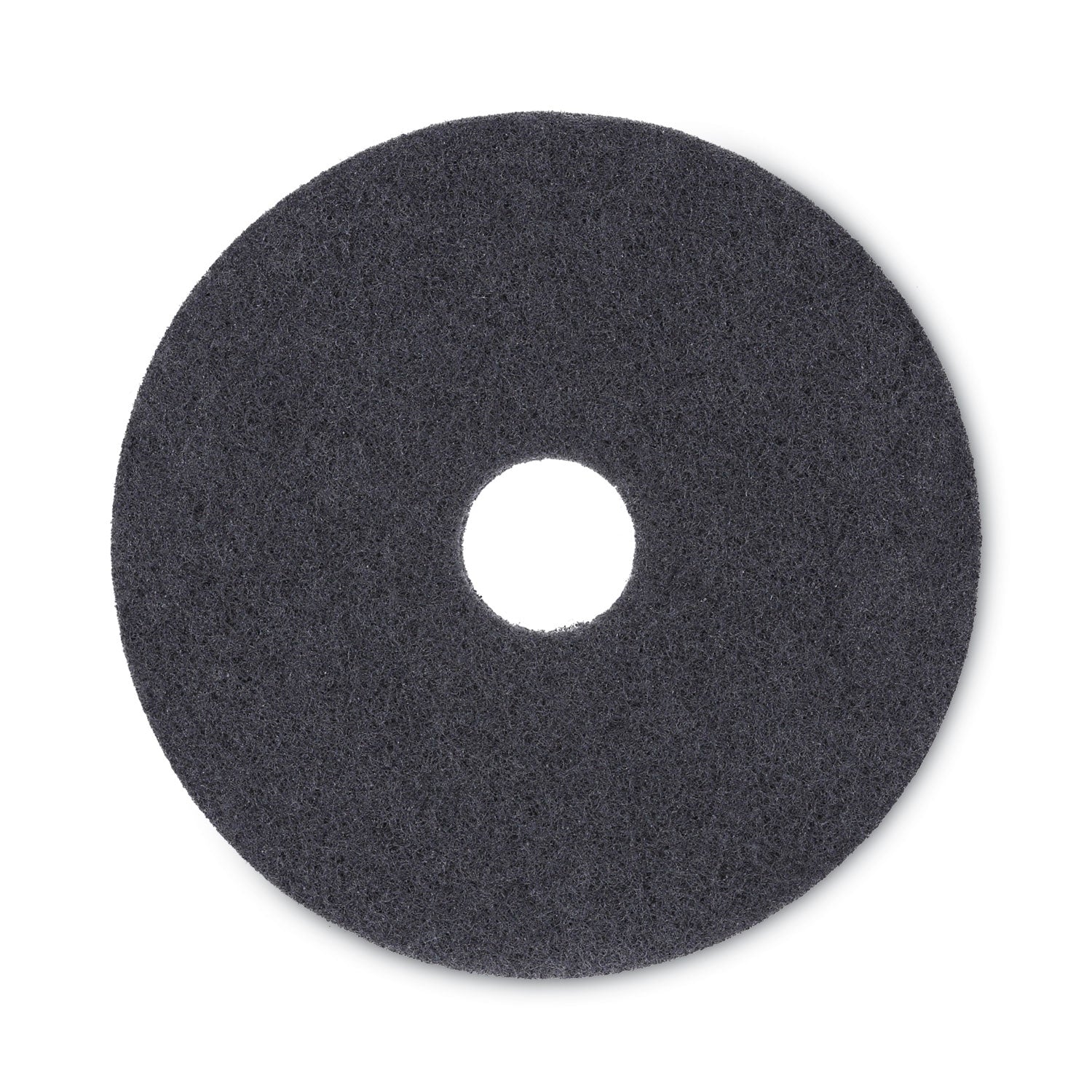 Boardwalk Stripping Floor Pads, 16" Diameter, Black, 5/Carton (4016BLA)