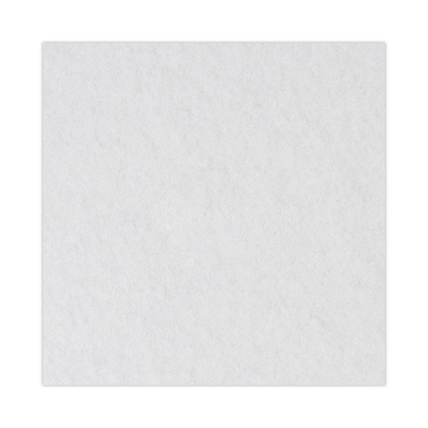 Boardwalk Polishing Floor Pads, 14" Diameter, White, 5/Carton (4014WHI)