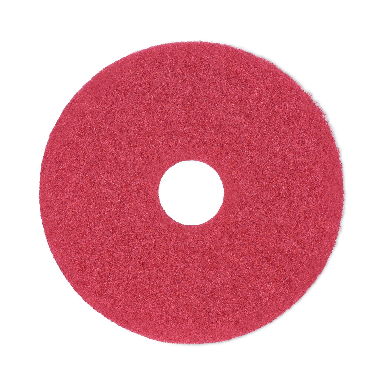 Boardwalk Buffing Floor Pads, 14" Diameter, Red, 5/Carton (4014RED)