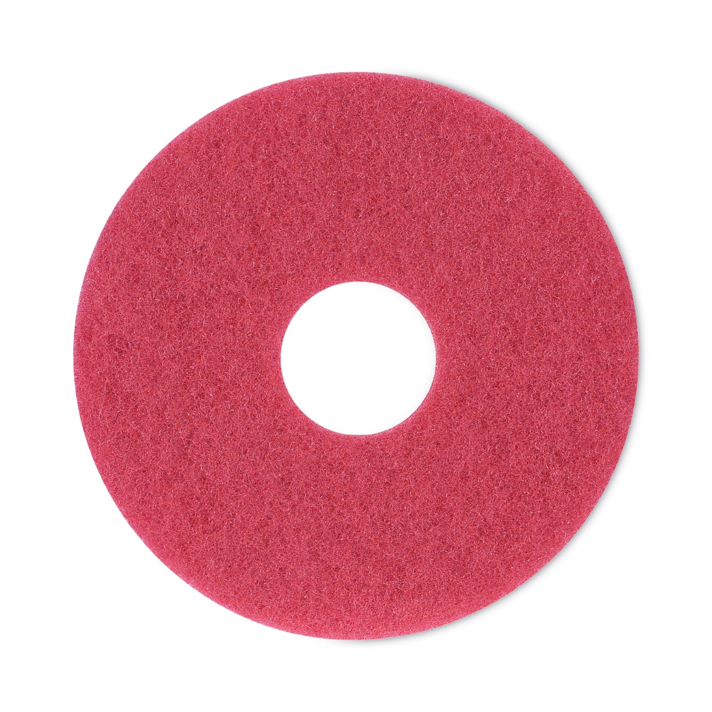 Boardwalk Buffing Floor Pads, 12" Diameter, Red, 5/Carton (4012RED)