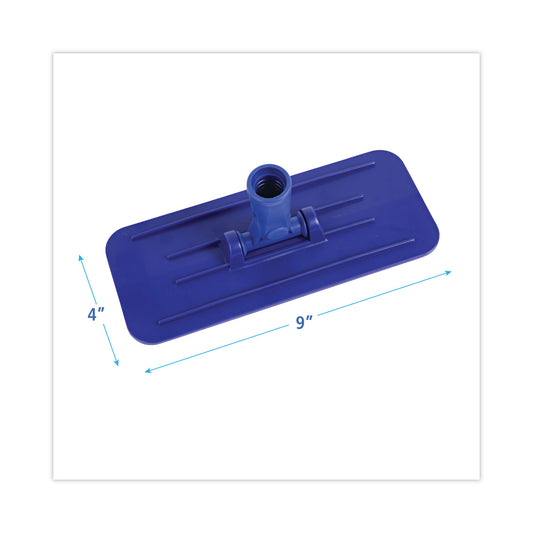 Boardwalk Swivel Pad Holder, Plastic, Blue, 4 x 9, 12/Carton (00405)