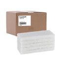 Boardwalk Light Duty Scour Pad, 4.63  x 10, White, 20/Carton (401)