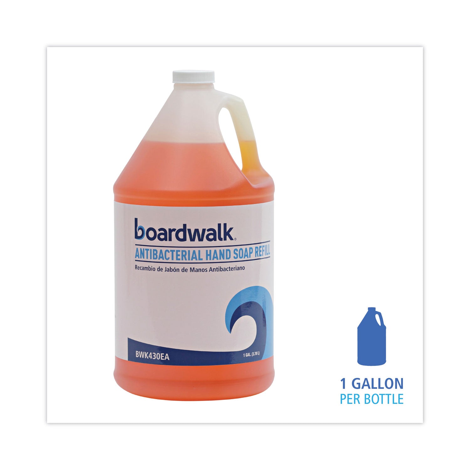 Boardwalk Antibacterial Liquid Soap, Clean Scent, 1 gal (430EA)