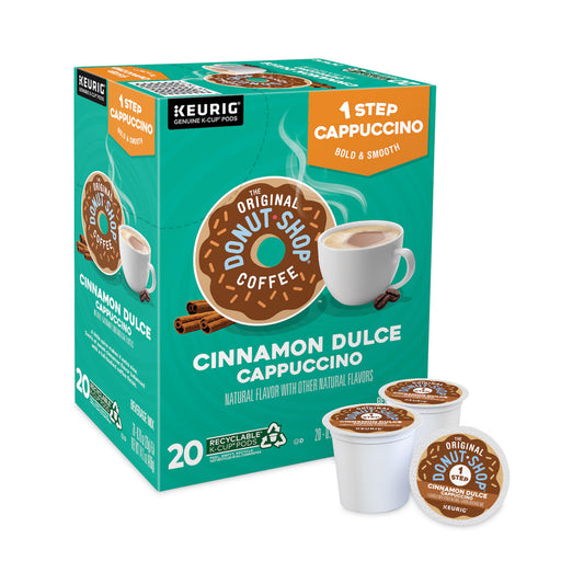 The Original Donut Shop Classic Cappuccino K-Cups, 20/Box (9075)