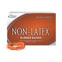 Alliance Non-Latex Rubber Bands, Size 19, 0.04" Gauge, Orange, 1 lb Box, 1,440/Box (37196)