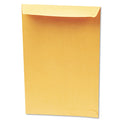 Quality Park Redi-Seal Catalog Envelope, #15, Cheese Blade Flap, Redi-Seal Adhesive Closure, 10 x 15, Brown Kraft, 250/Box (43862)