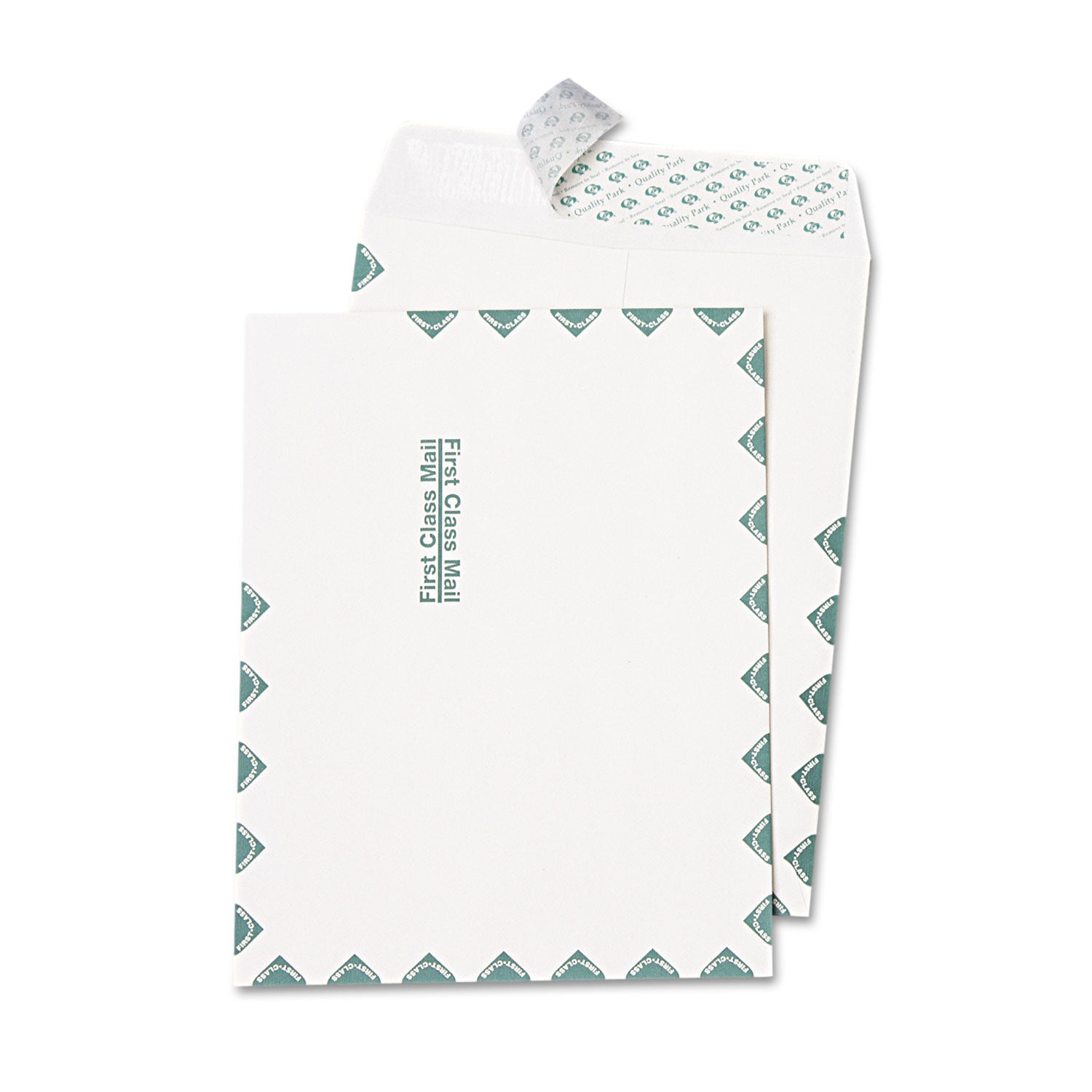 Quality Park Redi-Strip Catalog Envelope, First Class, #13 1/2, Cheese Blade Flap, Redi-Strip Adhesive Closure, 10 x 13, White, 100/Box (44786)