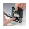 Trodat Printy Economy 12-Message Date Stamp, Self-Inking, 2" x 0.38", Black (E4817)
