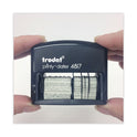 Trodat Printy Economy 12-Message Date Stamp, Self-Inking, 2" x 0.38", Black (E4817)