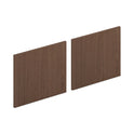 HON Mod Laminate Doors for 72"W Mod Desk Hutch, 17.86 x 14.82, Sepia Walnut  2/Carton (LDR72LMLE1)