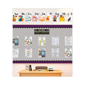 Carson-Dellosa Curriculum Bulletin Board Sets, 27-Piece Set, Alphabet, 16" x 10.5", Multicolor (110517)