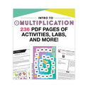 Carson-Dellosa In a Flash USB, Intro to Multiplication, Ages 7-9, 236 Pages (109580)