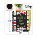 Carson-Dellosa Teacher Planner, Weekly/Monthly, Two-Page Spread (Seven Classes), 11 x 8.5, Multicolor Cover, 2022-2023 (105001)