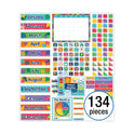 Carson-Dellosa Calendar Bulletin Board Sets, 134-Piece Set, One World, 23" x 17", Multicolor (110486)
