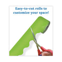 Carson-Dellosa Rolled Borders, Scalloped Border, Back to School, 2.25" x 65 ft, Lime (108468)