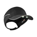 ergodyne Skullerz 8965 Lightweight Bump Cap Hat with LED Lighting, Long Brim, Black (23369)