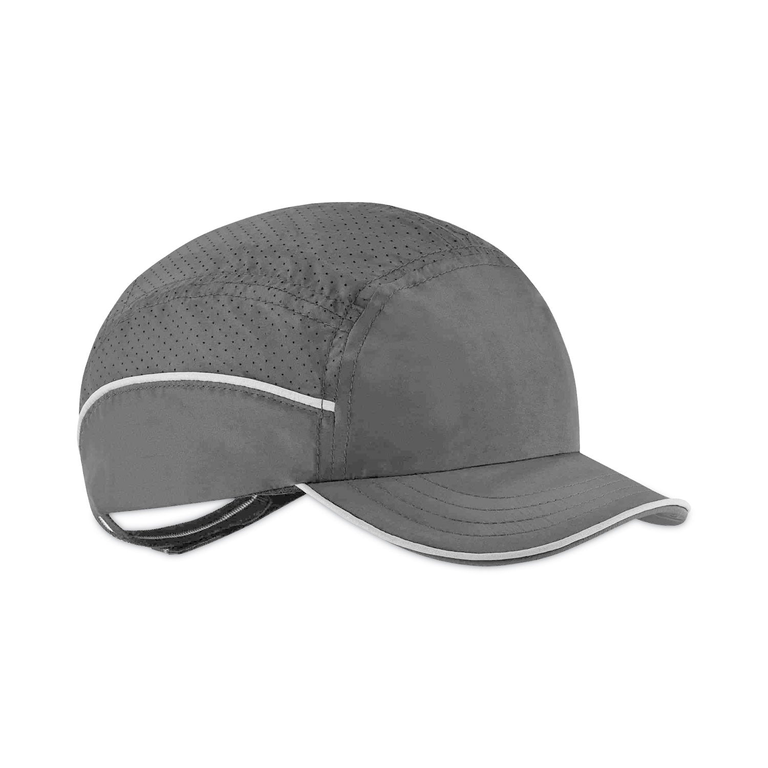 ergodyne Skullerz 8965 Lightweight Bump Cap Hat with LED Lighting, Short Brim, Black (23368)